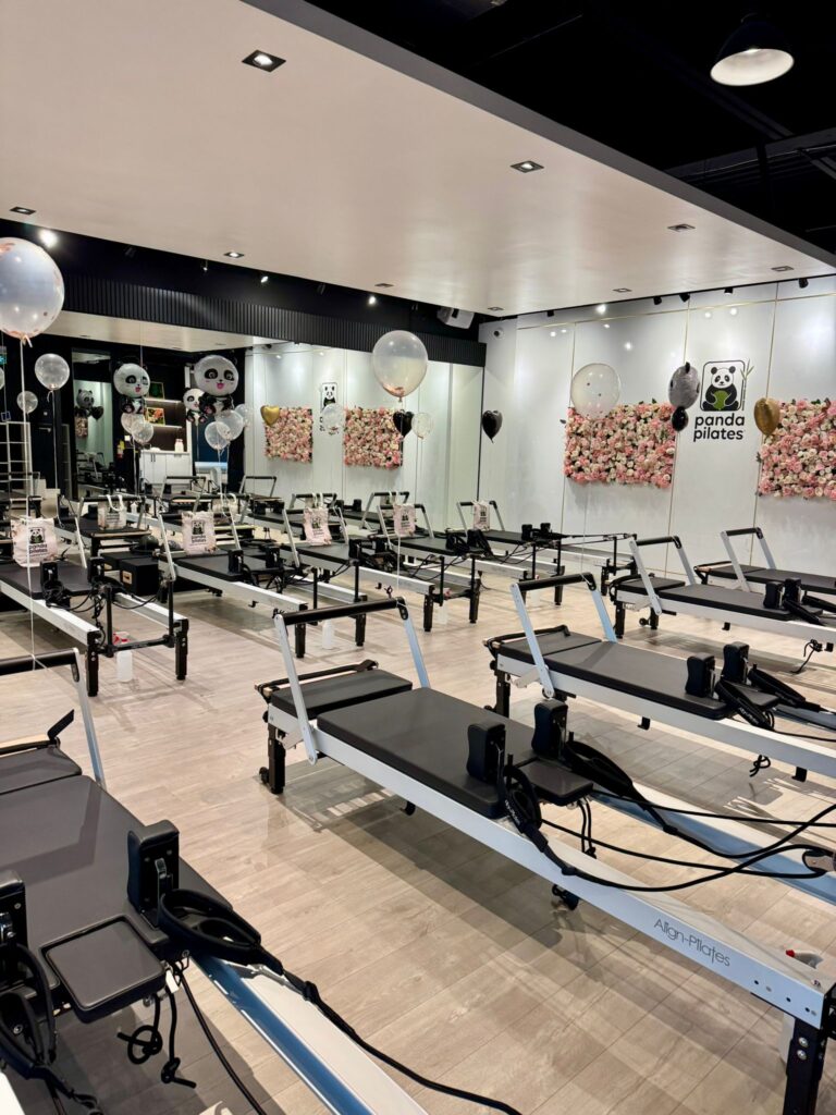 Reformer Pilates class at Panda Pilates Mississauga