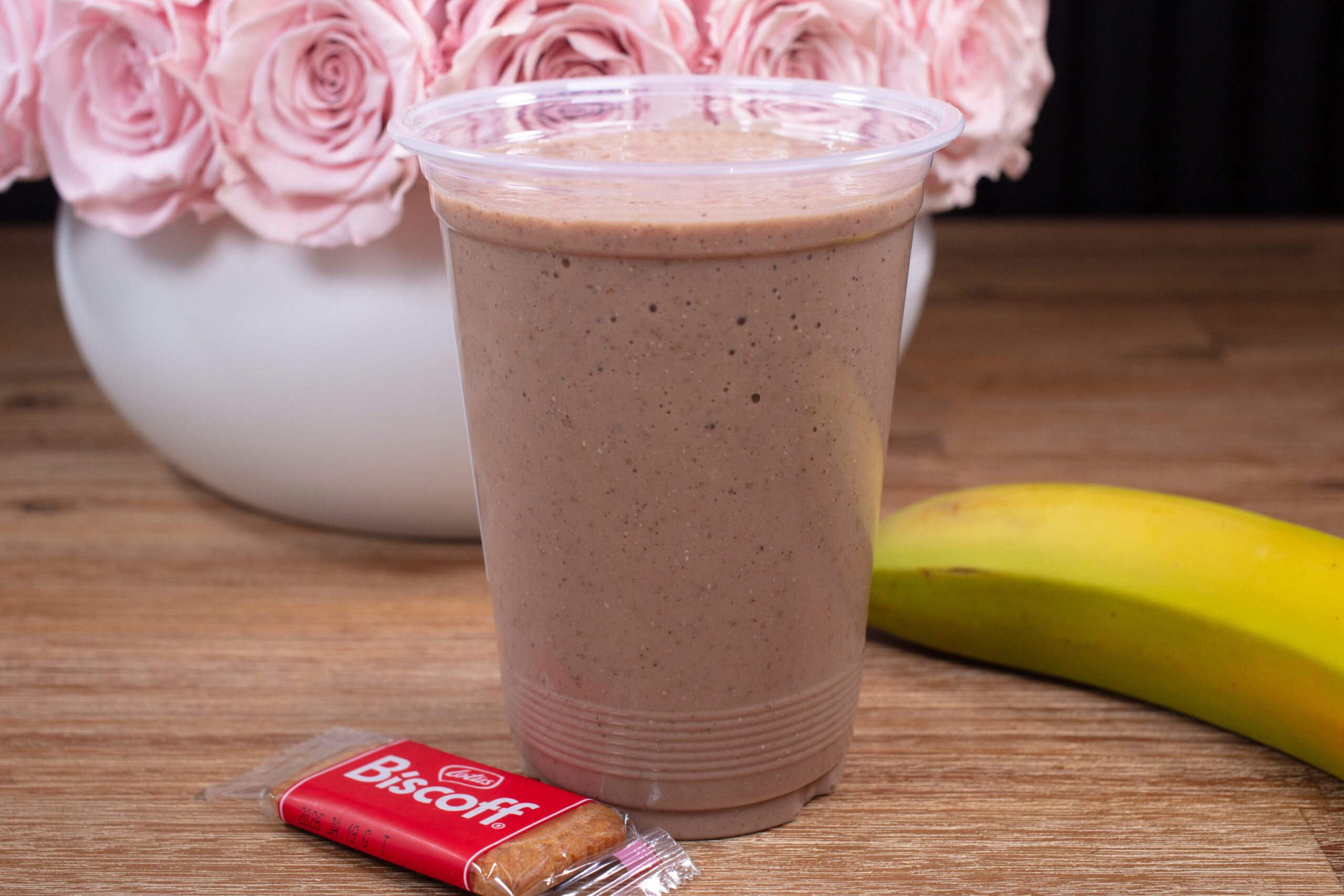 Peanut Butter Chocolate Banana protein shake