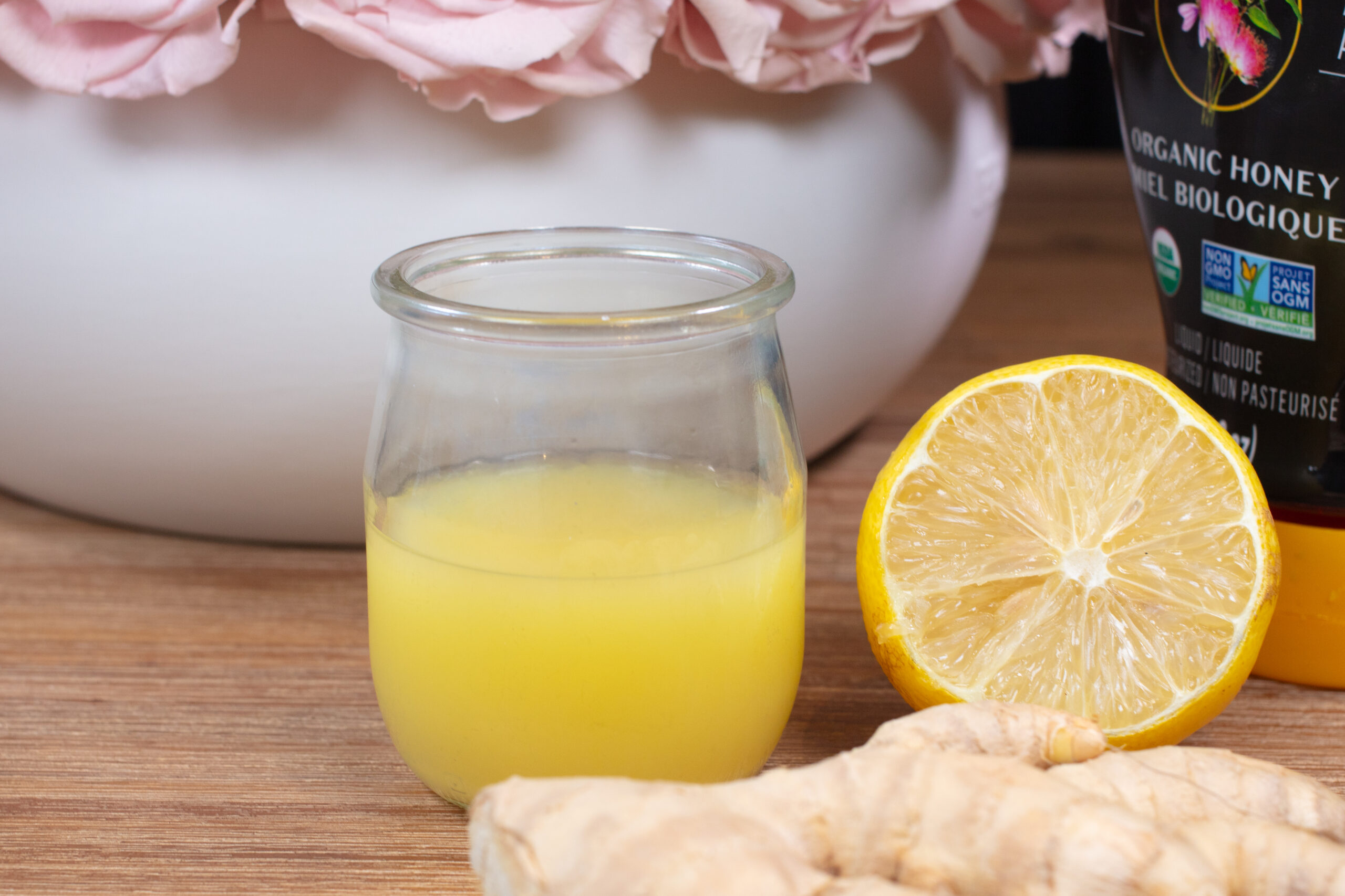 Ginger shots at Panda Cafe